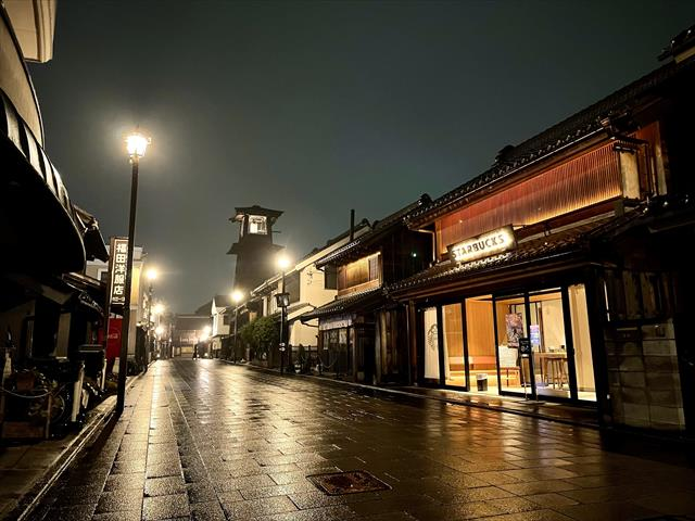 川越市の夜景